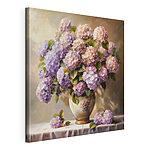 Tablou pe pânză Buchet de hortensii pastelate în vază