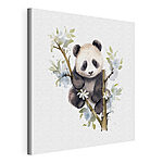 Tablou pe pânză Urs panda pe o ramură de copac