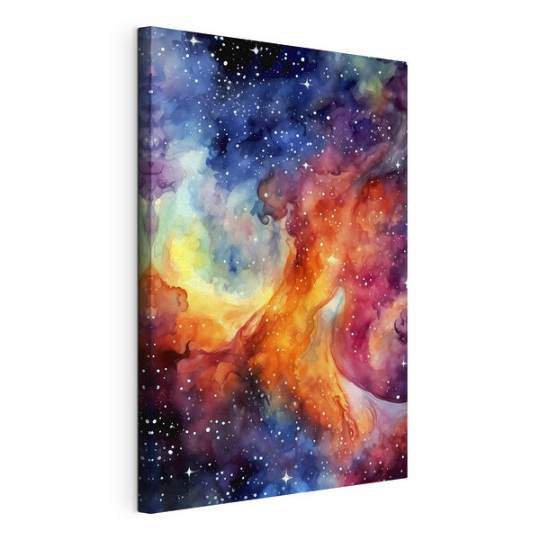 Tablou pe pânză Galaxie colorată cu stele