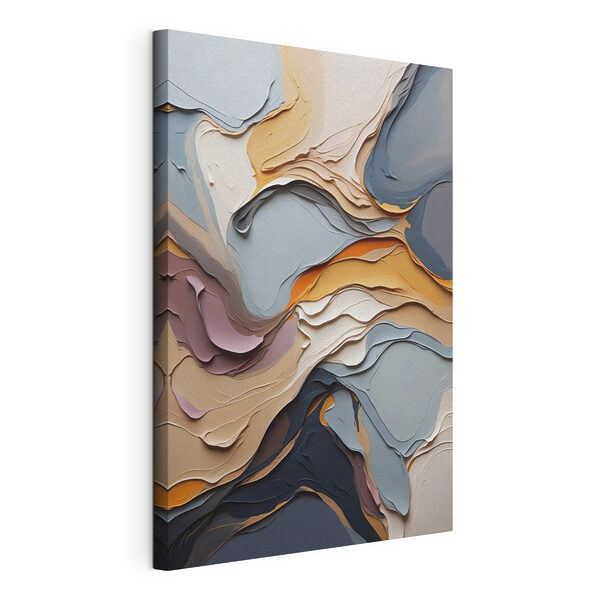 Tablou pe pânză Straturi abstracte de culori vibrante
