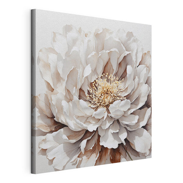 Tablou pe pânză Tablou pe pânză Floare elegantă în nuanțe moi, cremoase (SKU: s39178)