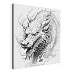 Tablou pe pânză Desenul unui dragon