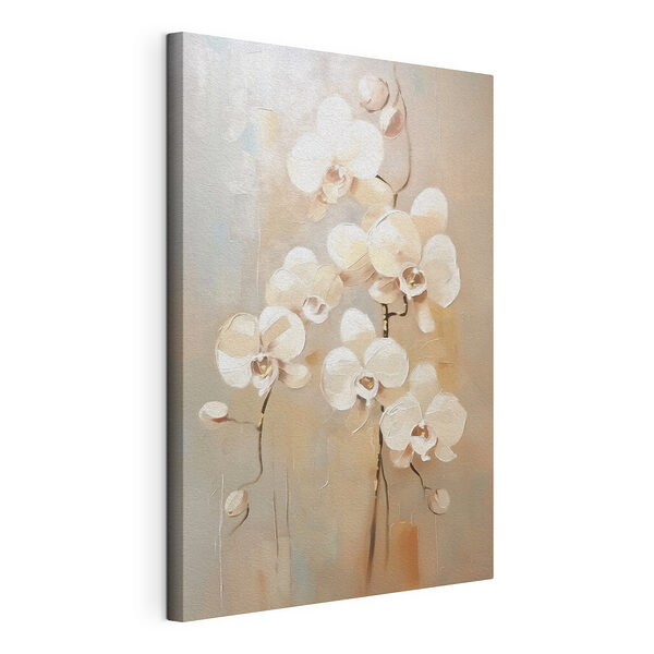 Tablou pe pânză Tablou pe pânză Pictura de flori albe (SKU: s39842)
