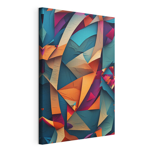 Tablou pe pânză Tablou pe pânză Hârtie colorată decupată (SKU: s39849)