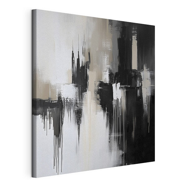 Tablou pe pânză Tablou pe pânză Pictură în alb și negru (SKU: s40794)
