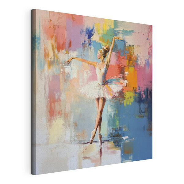 Tablou pe pânză Tablou pe pânză Femeie în tutu dansând (SKU: s40826)