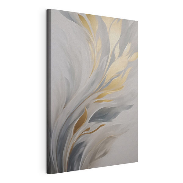 Tablou pe pânză Tablou pe pânză Abstracție artistică a frunzelor grațioase (SKU: s41674)