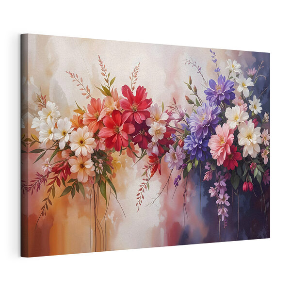Tablou pe pânză Grup de flori colorate (SKU: s42234) Tablou pe pânză Tablou pe pânză Grup de flori colorate (SKU: s42234)