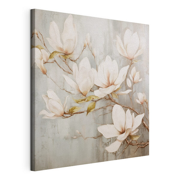 Tablou pe pânză Tablou pe pânză Pictura de flori pe un perete (SKU: s42632)