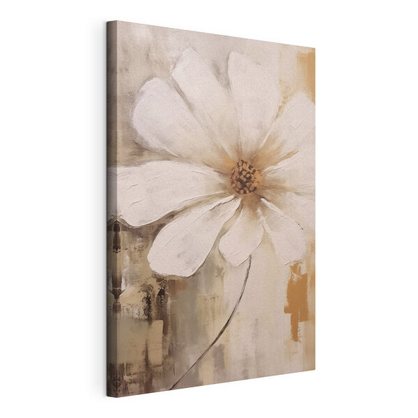 Tablou pe pânză Tablou pe pânză Pictura unei flori albe (SKU: s42641)