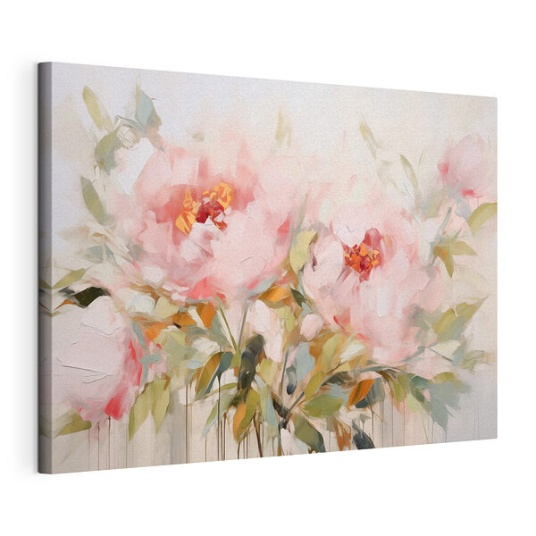 Tablou pe pânză Tablou pe pânză Pictura de flori roz (SKU: s42720)