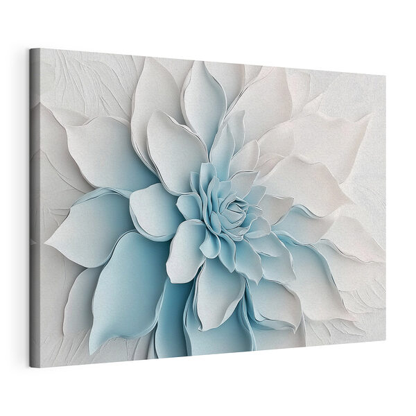 Tablou pe pânză Tablou pe pânză Floare albă din hârtie (SKU: s43023)