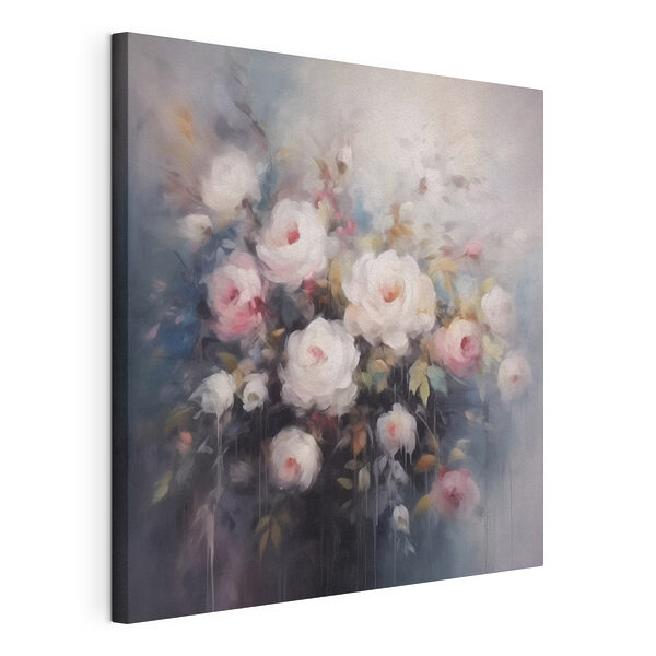 Tablou pe pânză Tablou pe pânză Pictura de flori într-o vază (SKU: s43072)