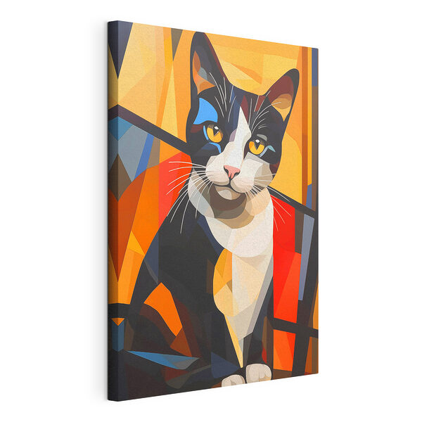 Tablou pe pânză Tablou pe pânză Pisică cu ochi galbeni (SKU: s43528)