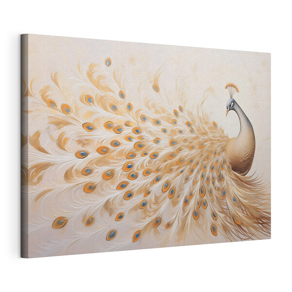 Tablou pe pânză Tablou pe pânză Pictura unui păun (SKU: s44139)
