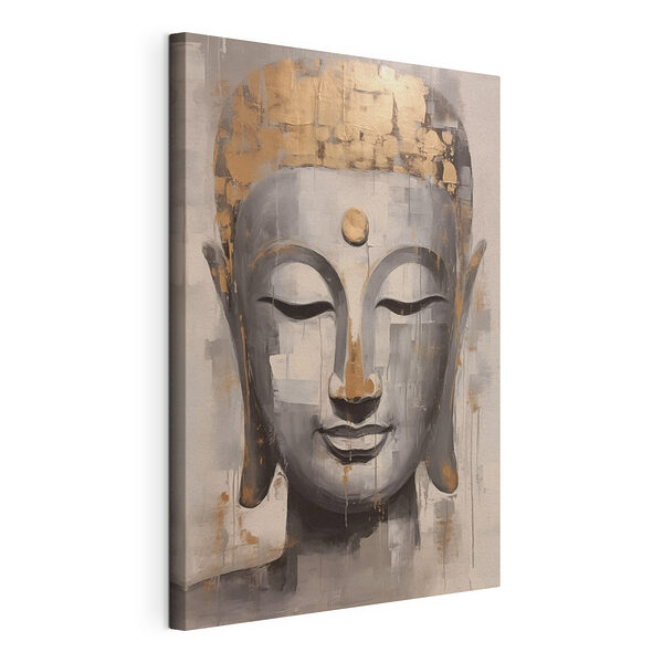 Tablou reprezentând chipul unui Buddha Tablou pe pânză Tablou reprezentând chipul unui Buddha