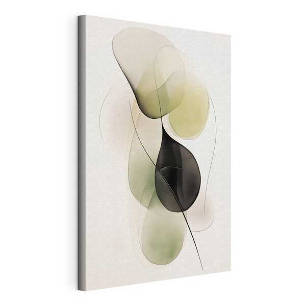 Forme abstracte în nuanțe delicate Tablou pe pânză Forme abstracte în nuanțe delicate