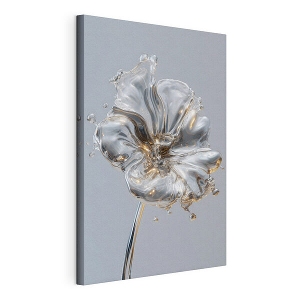 Tablou pe pânză O sculptură florală fluidă, în mișcare