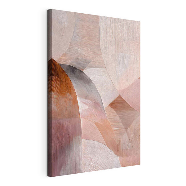 Nuanțe delicate într-o abstracție armonioasă Tablou pe pânză Nuanțe delicate într-o abstracție armonioasă