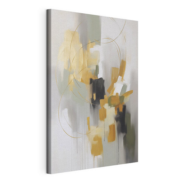 Tablou pe pânză Forme abstracte dinamice pe pânză