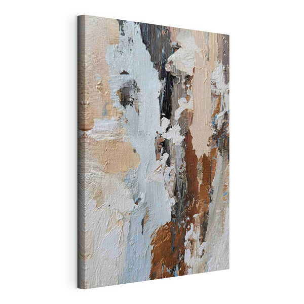 - Linii abstracte în nuanțe delicate Tablou pe pânză - Linii abstracte în nuanțe delicate