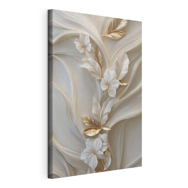 Tablou pe pânză Eleganță florală în nuanțe delicate