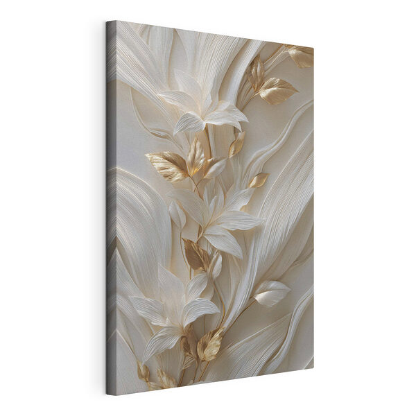 Motiv floral delicat în nuanțe delicate Tablou pe pânză Motiv floral delicat în nuanțe delicate