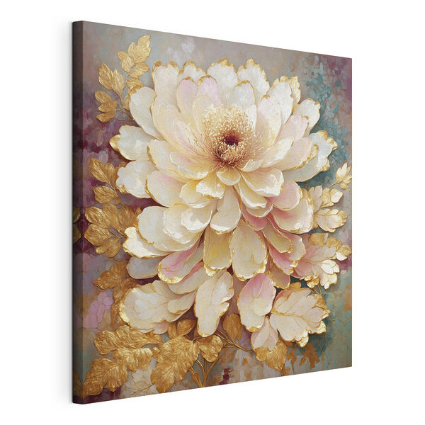 Tablou pe pânză Petale delicate în nuanțe pastelate delicate
