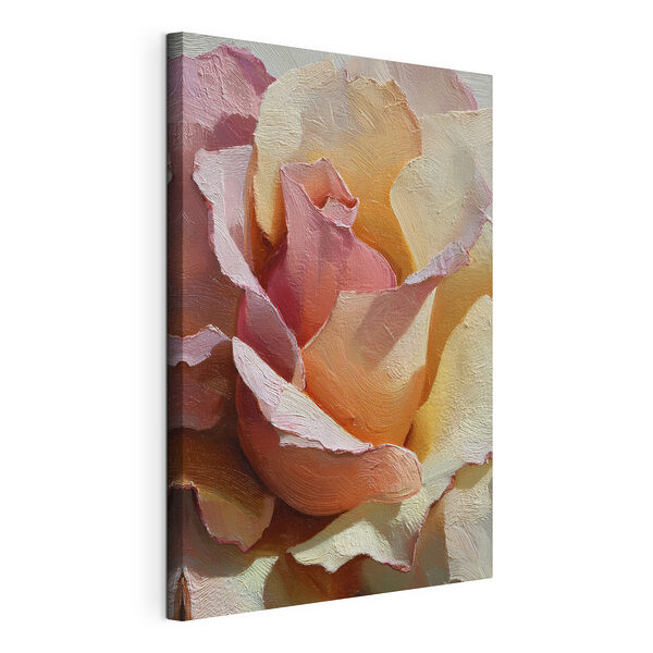 Tablou pe pânză Flori delicate în nuanțe pastelate delicate