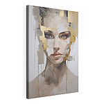 Tablou pe pânză Portret elegant cu accente abstracte