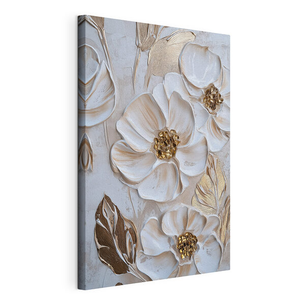 Tablou pe pânză Eleganță florală în nuanțe delicate