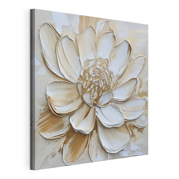 Tablou pe pânză O floare delicată în nuanțe delicate