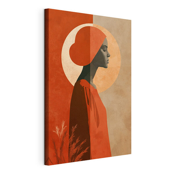 Tablou pe pânză O femeie cu pălărie (SKU: s49326) Tablou pe pânză Tablou pe pânză O femeie cu pălărie (SKU: s49326)