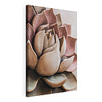 Tablou pe pânză Sculptură florală delicată în nuanțe delicate