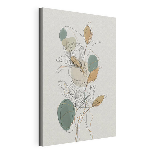 Tablou pe pânză Tablou pe pânză Desenul unei plante (SKU: s50119)