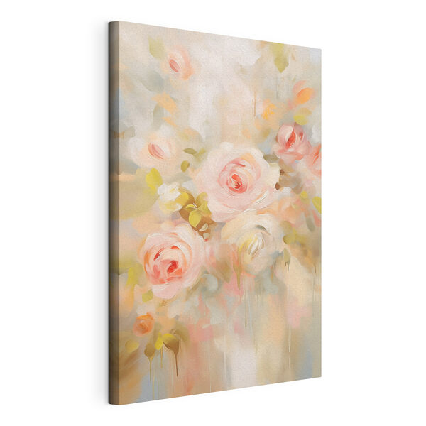 Tablou pe pânză Tablou pe pânză Tablou cu trandafiri roz (SKU: s45302)