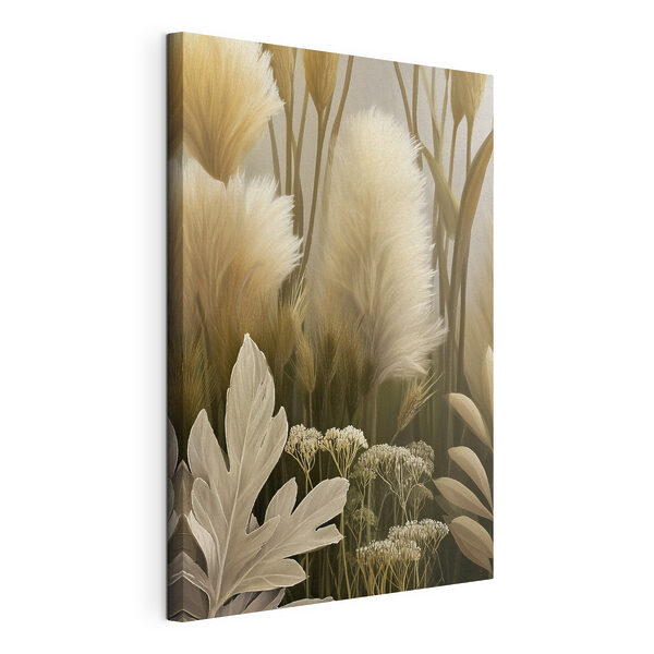 Tablou pe pânză Tablou pe pânză Floră delicată în nuanțe calde (SKU: s50168)