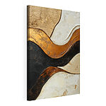Tablou pe pânză Canvas print - Flowing forms in earthy tones
