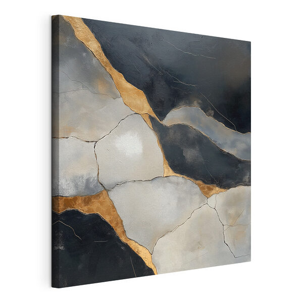 Tablou pe pânză Tablou pe pânză Linii abstracte în culori contrastante (SKU: s50256)