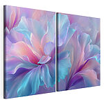 Tablou modular pe pânză Nuante pastelate frumoase în motive florale