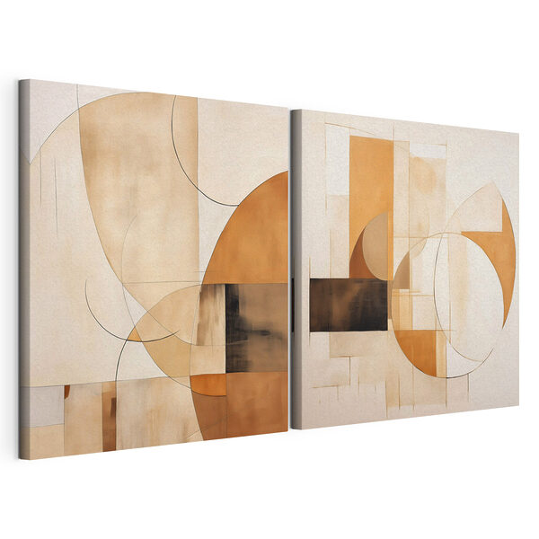 Tablou modular pe pânză Două opere de artă