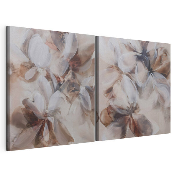Tablou modular pe pânză Pictură cu flori pe pânză