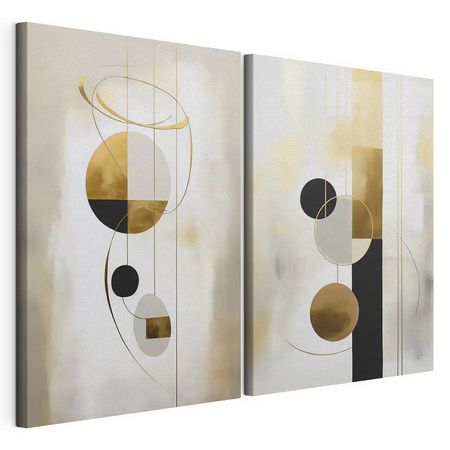 Tablou modular Două imagini artistice (SKU: m01274)
