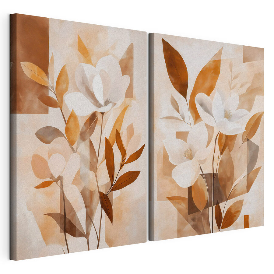 Tablou modular Farmec geometric de magnolie (SKU: m30307) Tablou modular Farmec geometric de magnolie (SKU: m30307)