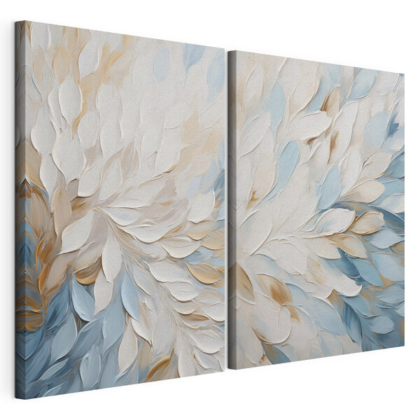 Tablou modular pe pânză Straturi elegante de culori delicate
