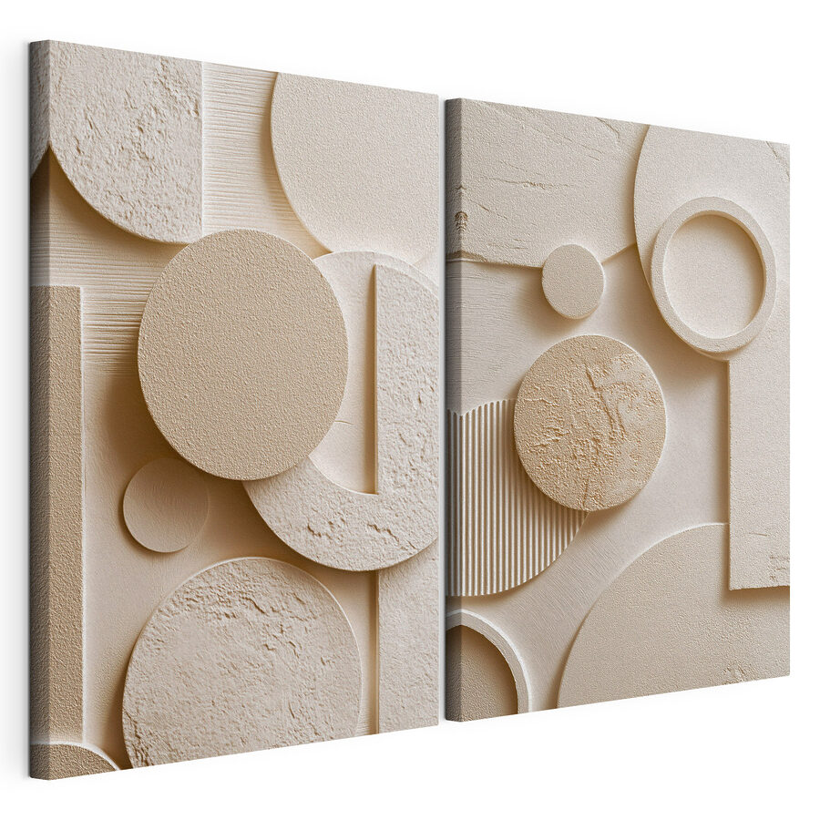 Tablou modular Colaj din forme diverse (SKU: m30740)
