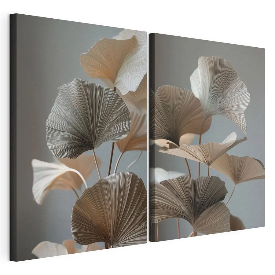 Tablou modular Iubitori ai artei delicate din hârtie (SKU: m30743)