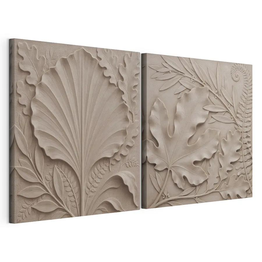 Tablou modular Farmecul ferigii răsucite (SKU: m30762)